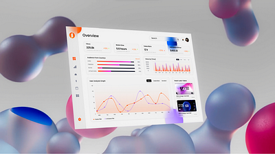 User Analysis Dashboard 2023 designs 3d app design blender branding cinema 4d dashboard design figma graphic design illustration logo motion graphics trending ui ui design ui designer user dashboard user interface ux