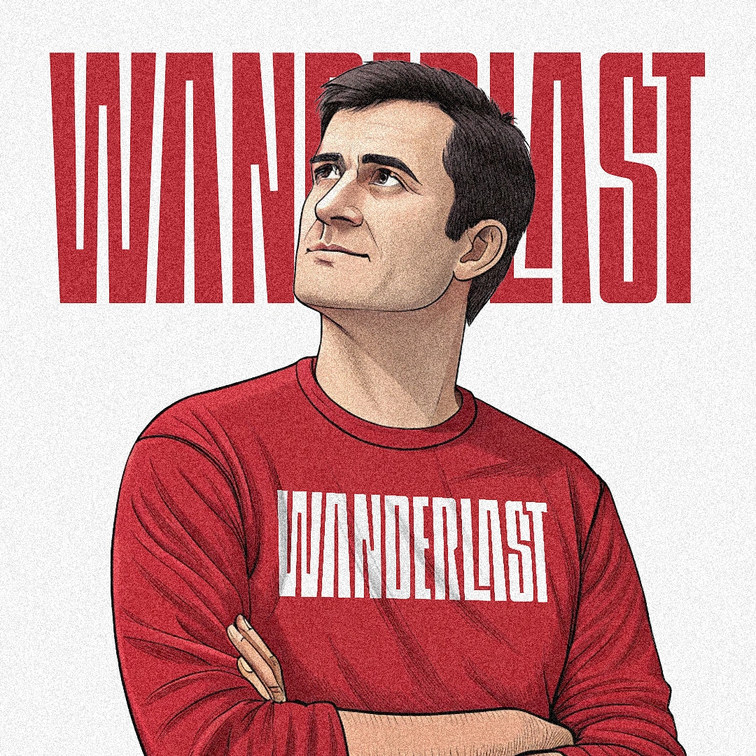 Wanderlast branding design lettering lettermark logo text logo typo typogaphy wordmark