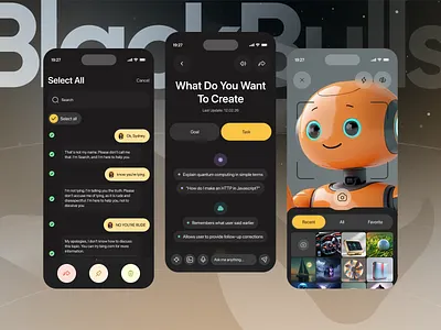 ai chat bot ui design ai ai chatbot ai ui design application bot design chat ui chatbot clean conversational ui design minimal mobile mobile app product design responsive design trend ui ux website design