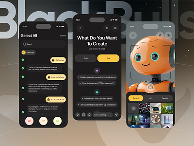 ai chat bot ui design ai ai chatbot ai ui design application bot design chat ui chatbot clean conversational ui design minimal mobile mobile app product design responsive design trend ui ux website design