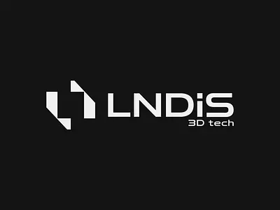 LNDIS Logo Design 3d 3d printer 3d scanner 3d tech branding graphic design logo logo design logodesign logotype robots technologies