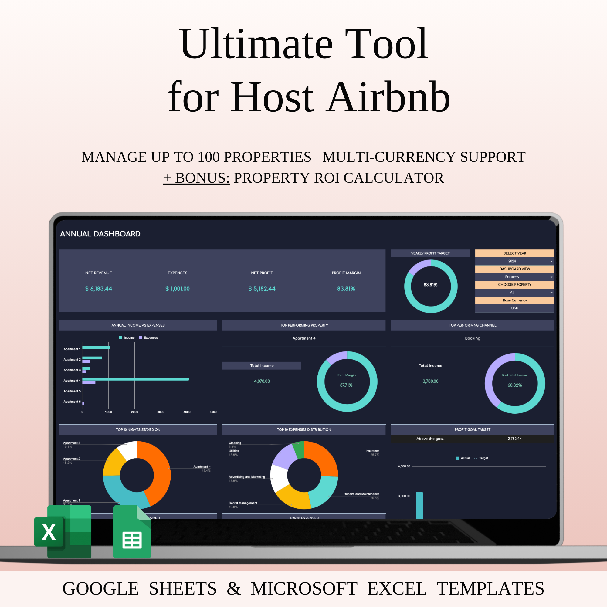 Ultimate Tool for Host Airbnb | Income & Expense Tracker airbnb accounting sheet airbnb analytics airbnb bookkeeping airbnb dashboard airbnb expense tracker airbnb host tool airbnb income tracker airbnb manager template airbnb profit calculator airbnb spreadsheet airbnb template excel airbnb google sheets airbnb host management income expense sheet property management rental business tool rental income log short term rental tracker vacation rental management