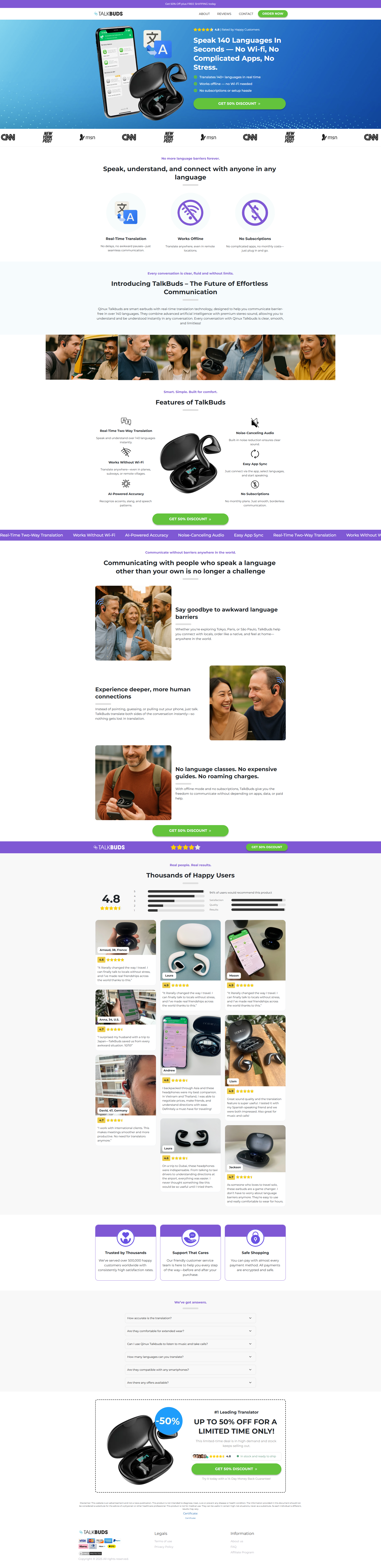 Talk Buds - Funnelish buy funnelish template design designing funnel funnel funnelbuilder funnelish funnelish template sales funnel sales page