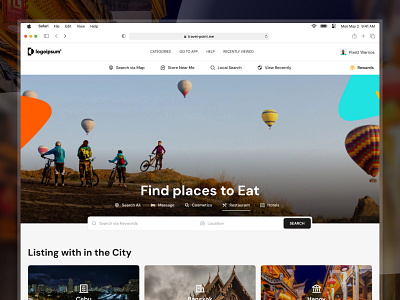 Introducing Travelia, a modern tourism booking platform booking tourism ui webdesign