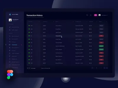 Introducing DashxInfo crm darkmode sass table webui
