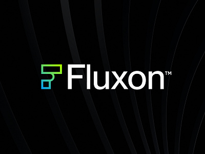 Fluxon - Logo Design ai automation brand identity design branding corporate f flux freelance freelance logo design gradient jeroen van eerden logo minimal monogram social ui user interface ux visual identity design
