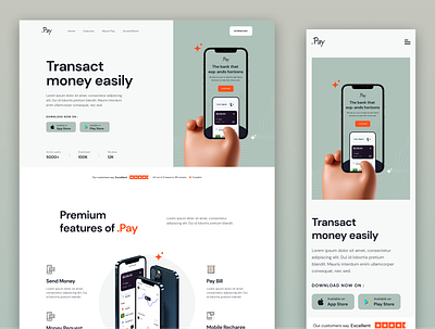 .Pay Transact Money Eaasily graphic design logo ui