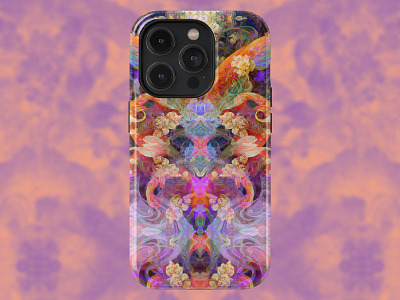 Wintering Wisdoms iPhone Case 3d abstract android apple branding colorful galaxy galaxy phonecase graphic design illustration ios iphone iphone case merch design mobile phone case samsung smartphone symmetry ui
