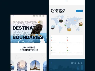 Travel Website UI/UX Design agency branding creative ui design new ui new website travel website trending ui uiux