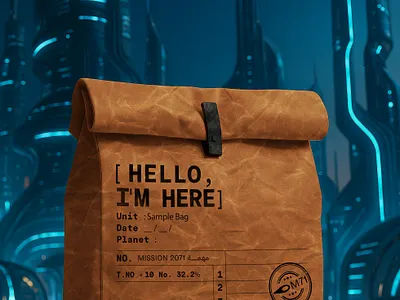 M71 Collection Tote Bag 3d rendering branding design future futuristic design graphic design illustration rendering