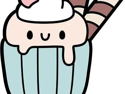 kawaii milkshake cameo cartoon chibi clipart coloring page cricut cut file cute drawing easy to cut kawaii layered svg line art outline plotter silhouette simple sticker svg illustration vinyl