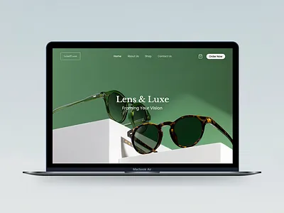 Eyewear Ecommerce Website Design ecommerce freelance ui websitedesign