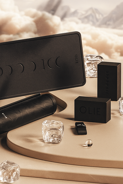 OLIE Sport Brand rendering 3d 3d rendering branding design graphic design illustration logo rendering ui visualization