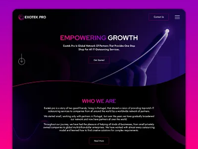 Exotek.pro html information technology php tech solutions web design website design website development wordpress