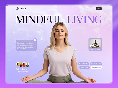Healthcare Landing Page design focotik healthcare healthcare website hero section hero section design landing page landing page design landing page ui ui ui design ui ux design uiux website design website ui wellness yoga yoga website