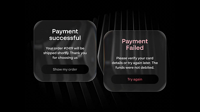 Flash message 3d animation dailyui glass liquid liquid galss motion graphics ui