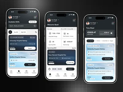 Locum Healthcare App – Smart Shift & Timesheet Management 3d appconcept appdesign branding design graphic design healthcareapp illustration logo madtomlab medicalapp mobileui productdesign ui uiux uiuxdesign uxcasestudy website