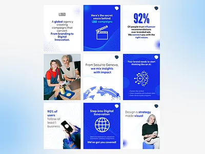 Social Media branding design graphic design instagram nonstopversatility social media ui