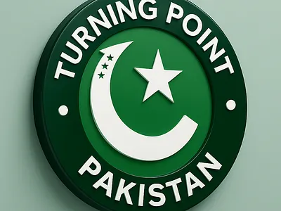 Turning Point 3d asif rafique fiverr graphic design logo logo desing news logo pakistan logo ui