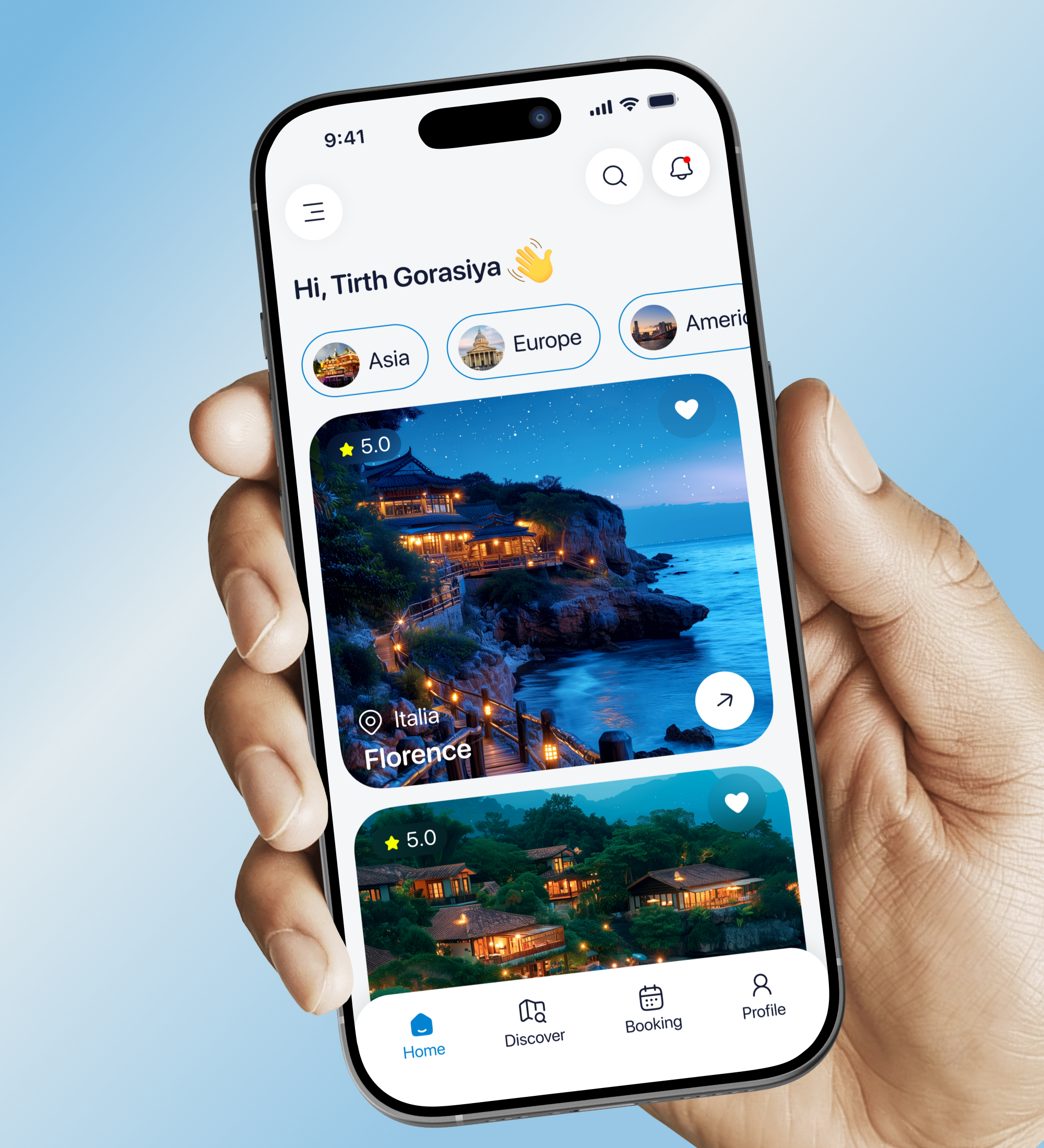 VoyaGo Travel App UI