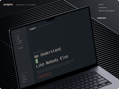 Pragma - A Web3 Research Oriented Fiund app branding design investment logo ui uiux ventures web web3 website