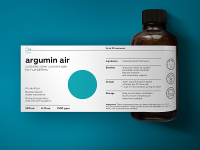 Argumin Air Package design label label design package package design packaging
