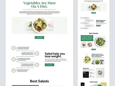 AR-Foods – Fresh & Healthy Food Website agency figma food landingpage weblodge webpage website
