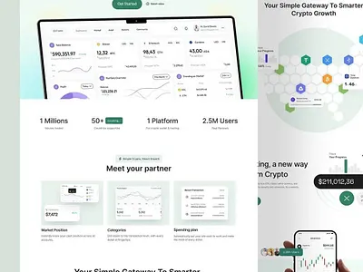 Bit Trade – Crypto Trading Platform Website bit trade landingpage ui ux webpage website wordpress
