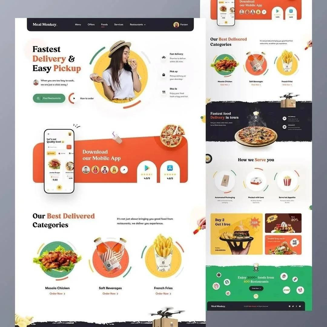 Example of Landing Page Design
