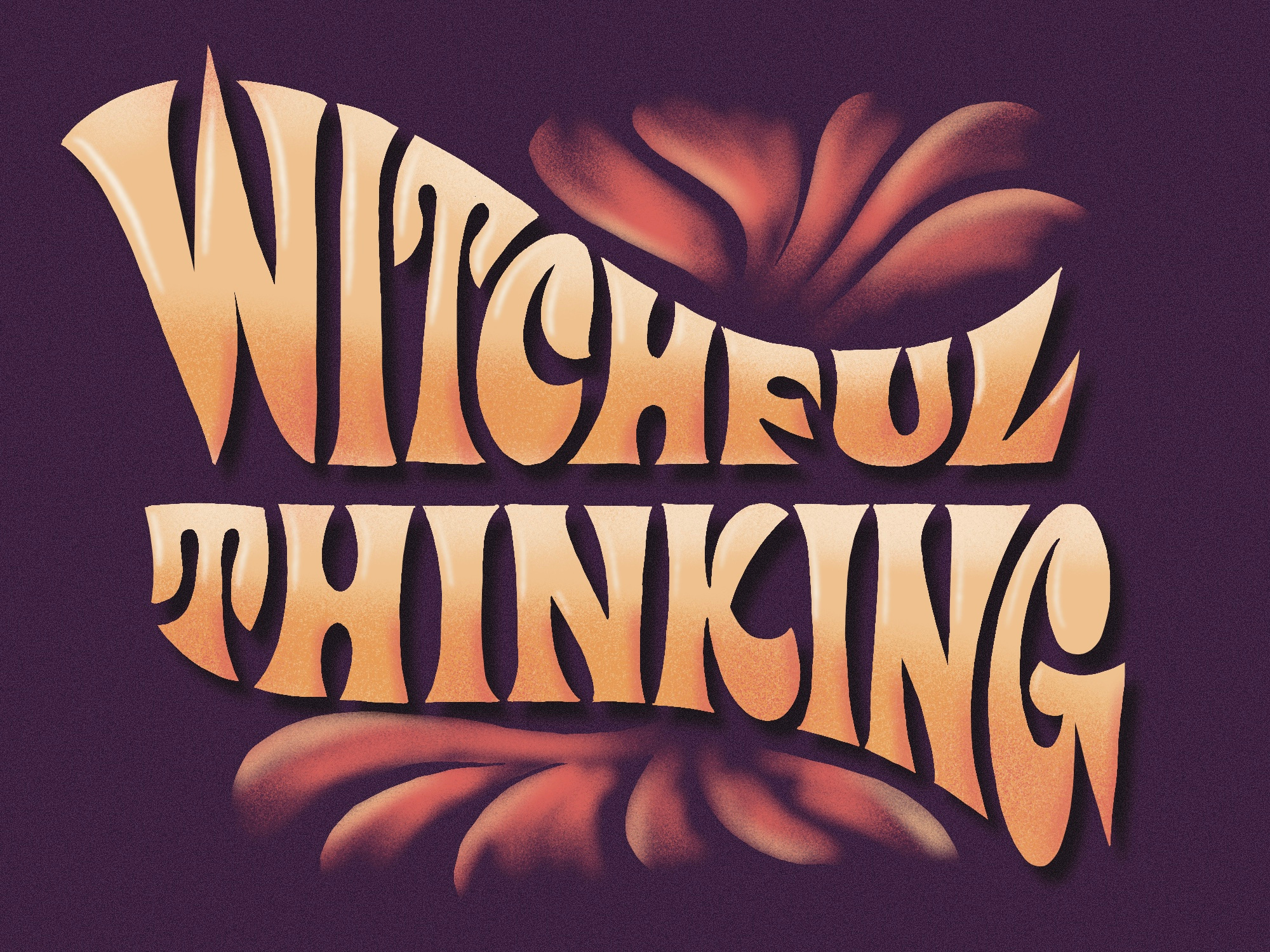 Example of Custom Halloween Lettering