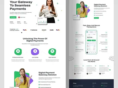 Poay – Smart Payment Gateway Website Design design gateway graphic design landingpage payment poay webpage website wordpress