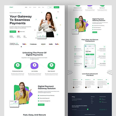 Poay – Smart Payment Gateway Website Design design gateway graphic design landingpage payment poay webpage website wordpress