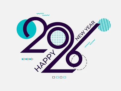 Happy New Year 2026 logo design. 2026 2026 logo branding happy new year happy new year 2026 logo logo design new new year new year 2026 number logo year