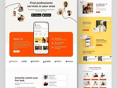 Wokka – Professional Service Provider Website Design design graphic design landingpage webpage website wokka wordpress