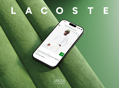 Lacoste - Customise your polo online 2025 customize design system fashion graphic design product design ui user experience ux web design