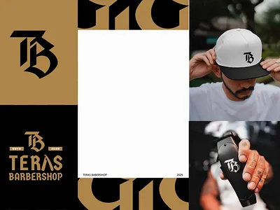 TERAS BARBERSHOP - BRAND IDENTITY 3d animation barberdesign barbershop brand identity branding graphic design logo logodesigner logomark motion graphics visual identity