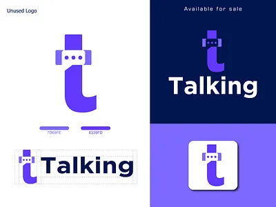 Logo Design brand identity branding chat chat logo communication logo design graphic design logo logo design media logo monogram t t letter logo talk vector visual identity