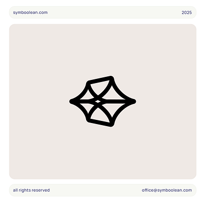 Logo 9 / 365 - daily AI logo challenge ai logo outline symmetry