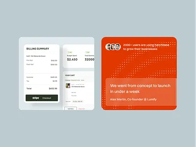 Website design - cards brand cards cta features section startup startupwebsitedesign ui ux web website