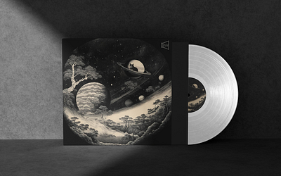 Sedatic :: Rhea (2024) album cover adobe albumcover art branding cover design graphic design illustration illustrator music vinyl vinylcover