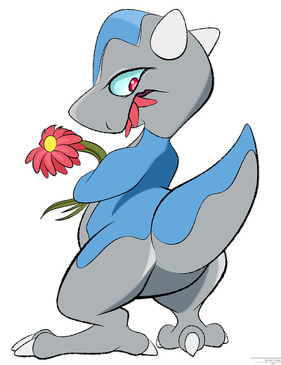 do judge me animal anime art cranidos feral pokemon