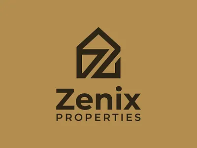 zenix_Real estate_logo brandiderntity branding brandmark companylogo design graphic design illustrator logo real estate logo z letter logo