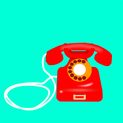 Florian calling again... doodle florian schneider illustration shunte88 telephone vector