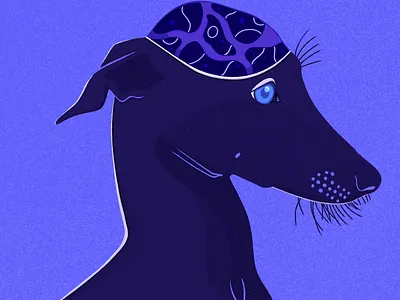 CyberDog albumcover animal brain cartel design digitalart dog editorial graphicdesign illustration musiccover poster singlecover spotify