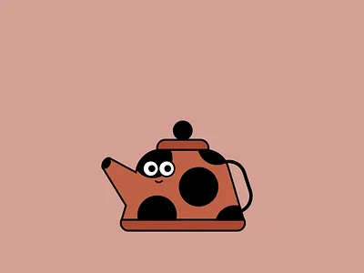 Hello there! Fancy a cuppa? 2d 2danimation after effects animation character character animation characteranimation illustration motion design motion graphics tea teapot