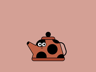 Hello there! Fancy a cuppa? 2d 2danimation after effects animation character character animation characteranimation illustration motion design motion graphics tea teapot