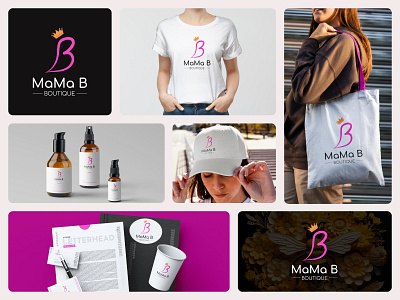 MaMa B Logo and Brand Identity Design brand branding brandmark design graphic design illustration logo logodesign logos