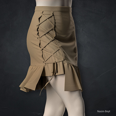 WOMAN'S SKIRT vol1 #1 3d 3d modeling artstation cg skirt