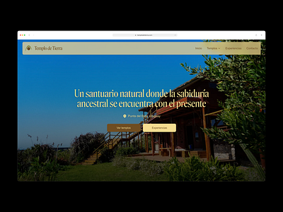 Templo de Tierra — Website Hero app branding design graphic design illustration logo ui uxui vector website