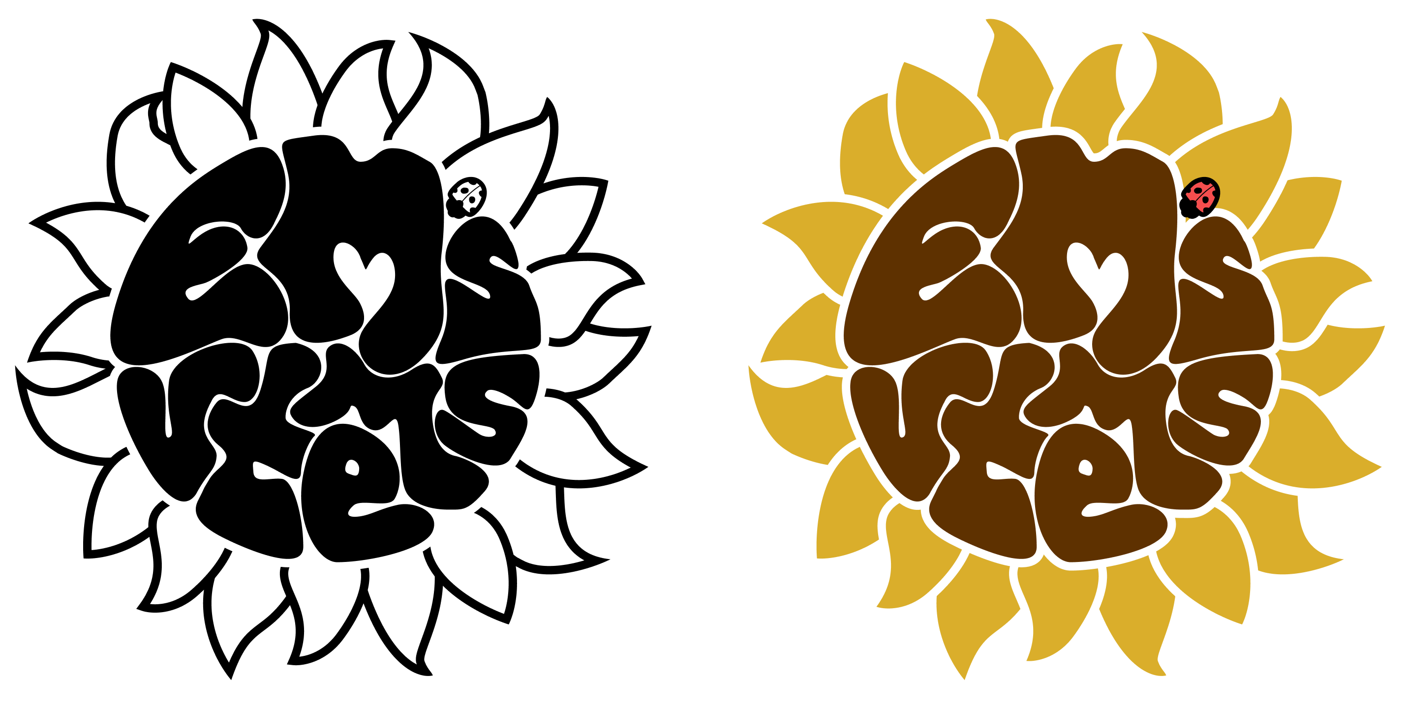 Em's Stems brand flowers logo wordmark